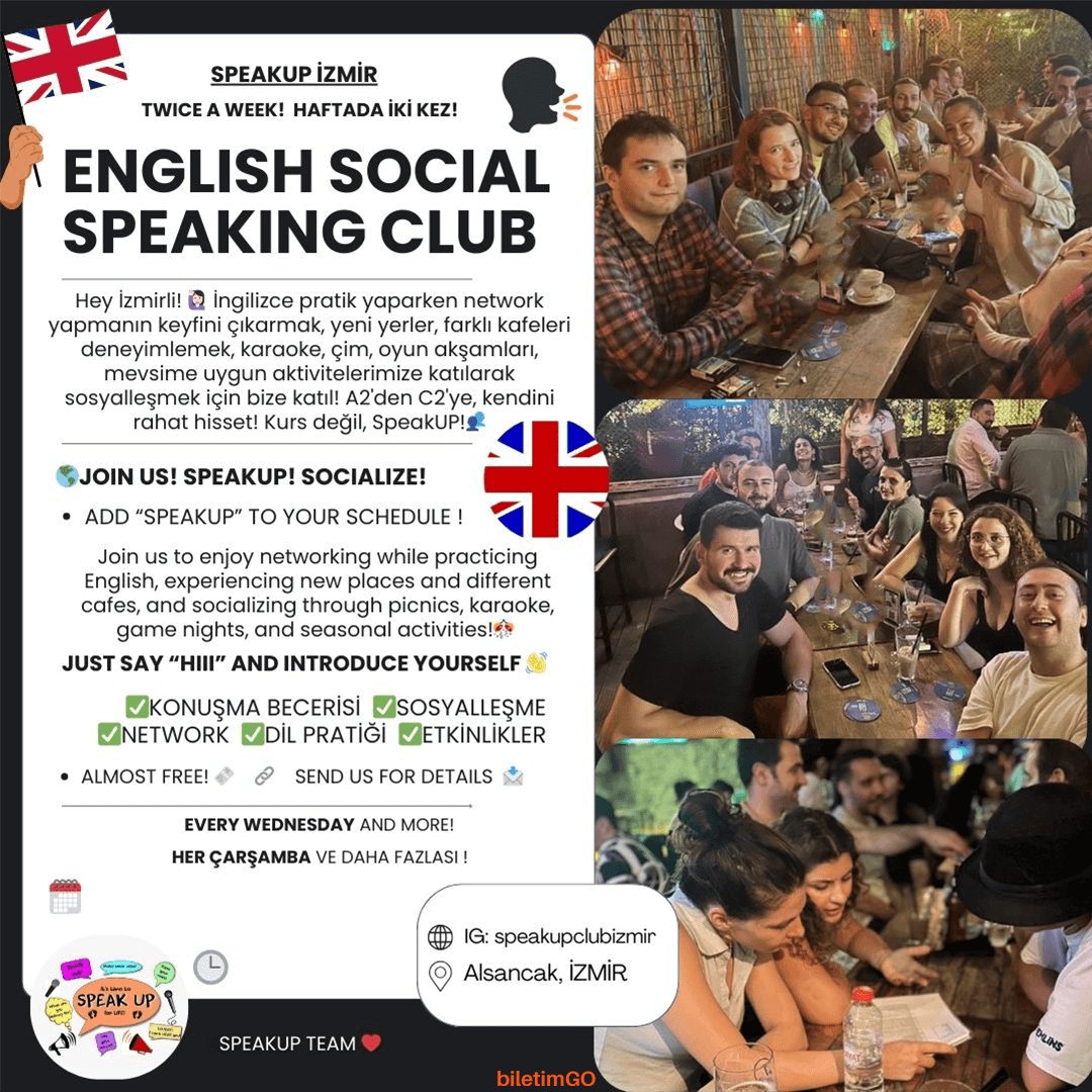 SPEAKING CLUB Speakup Wednesday