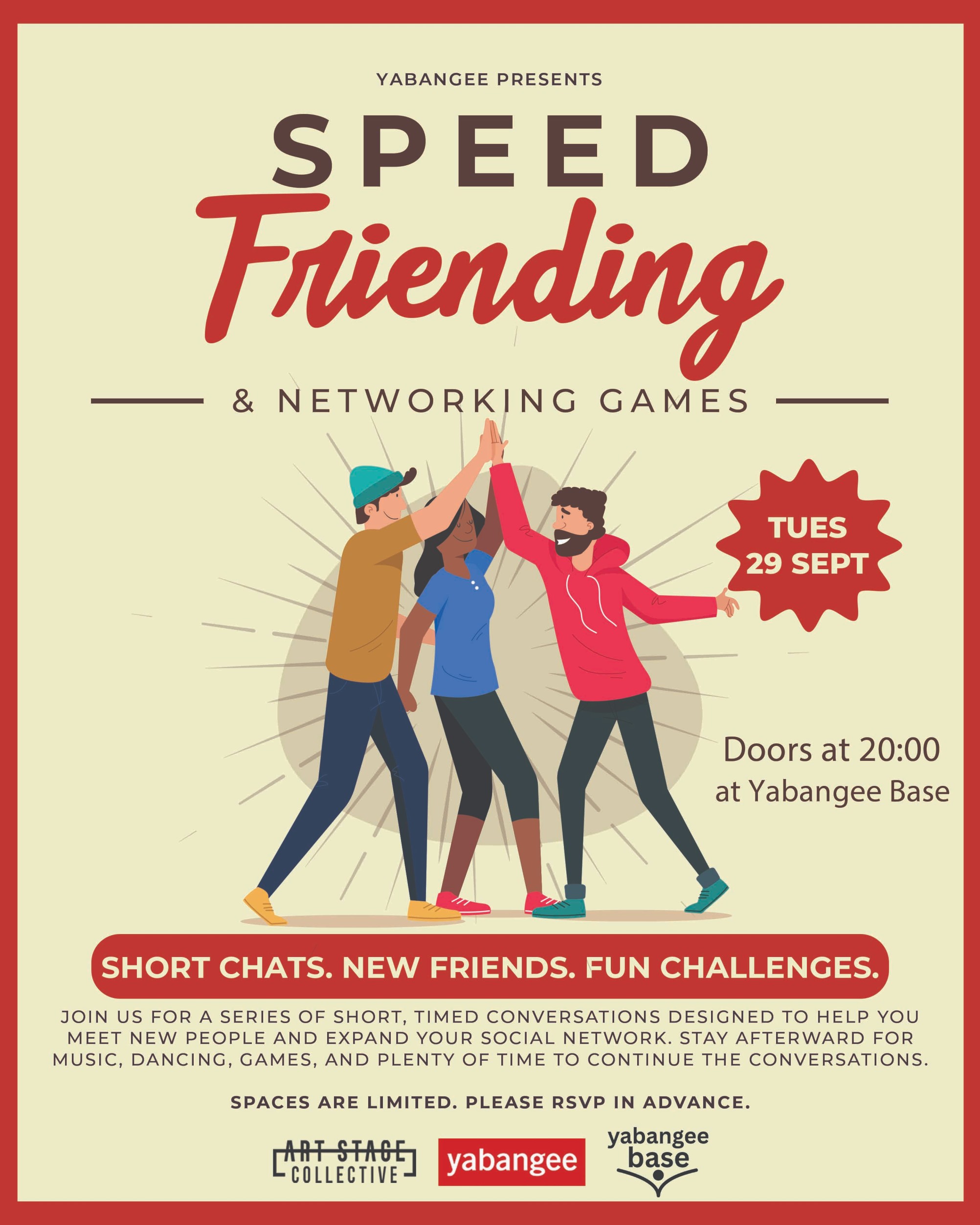 Speed Friending & Networking Games Night