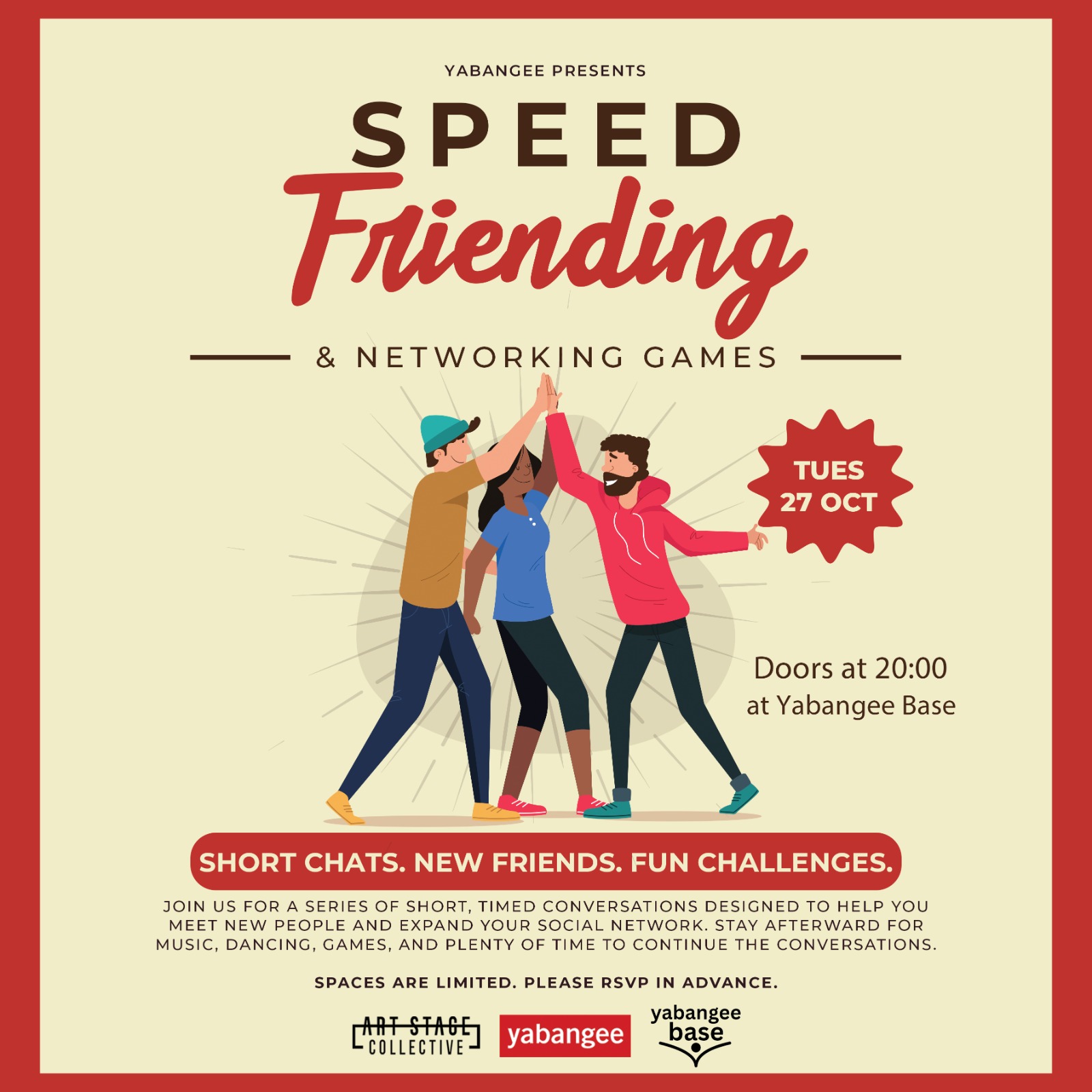 Speed Friending & Networking Games Night