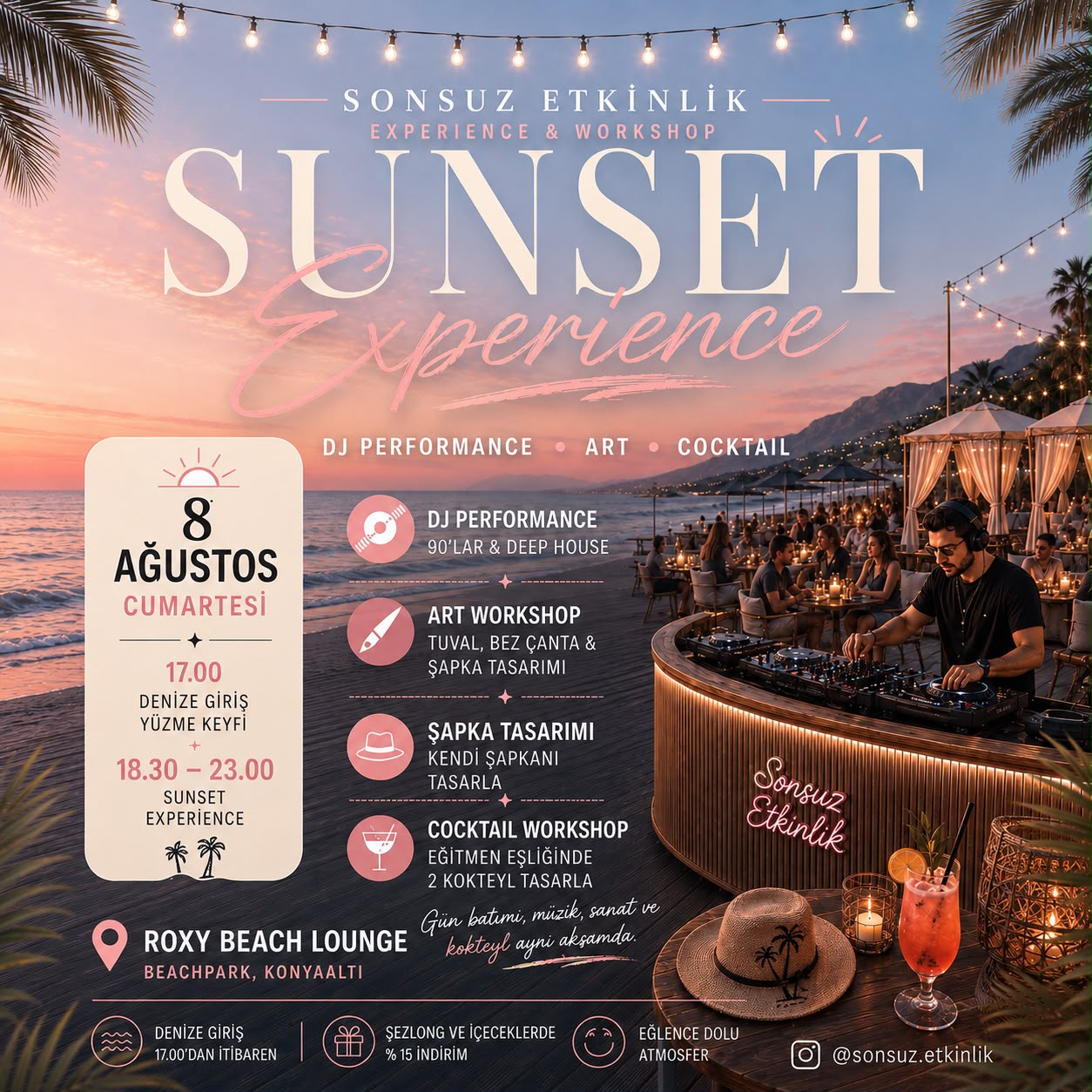 Sunset Experience | Art&Cocktail