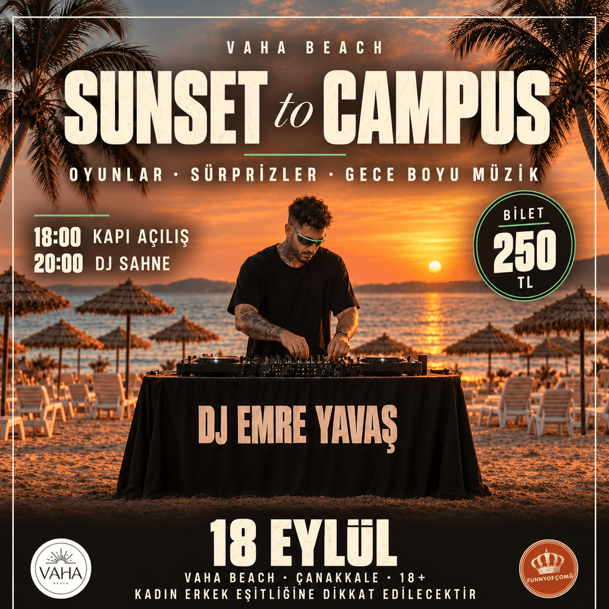 Sunset to Campus