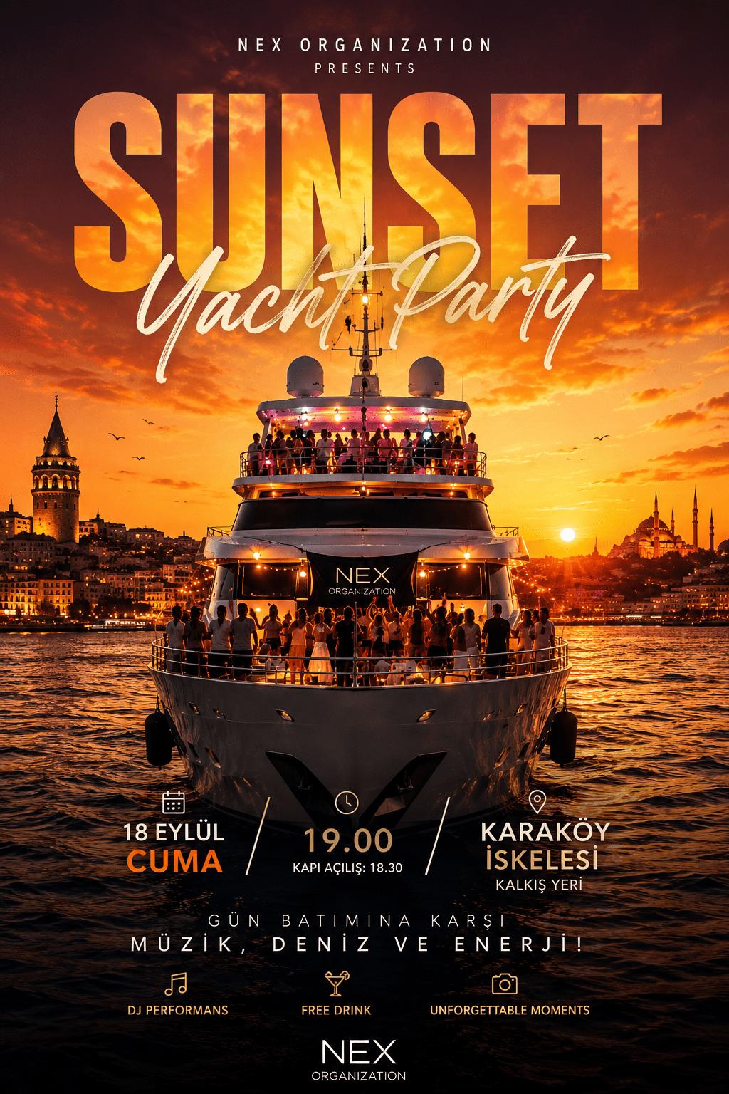 SUNSET YACHT PARTY