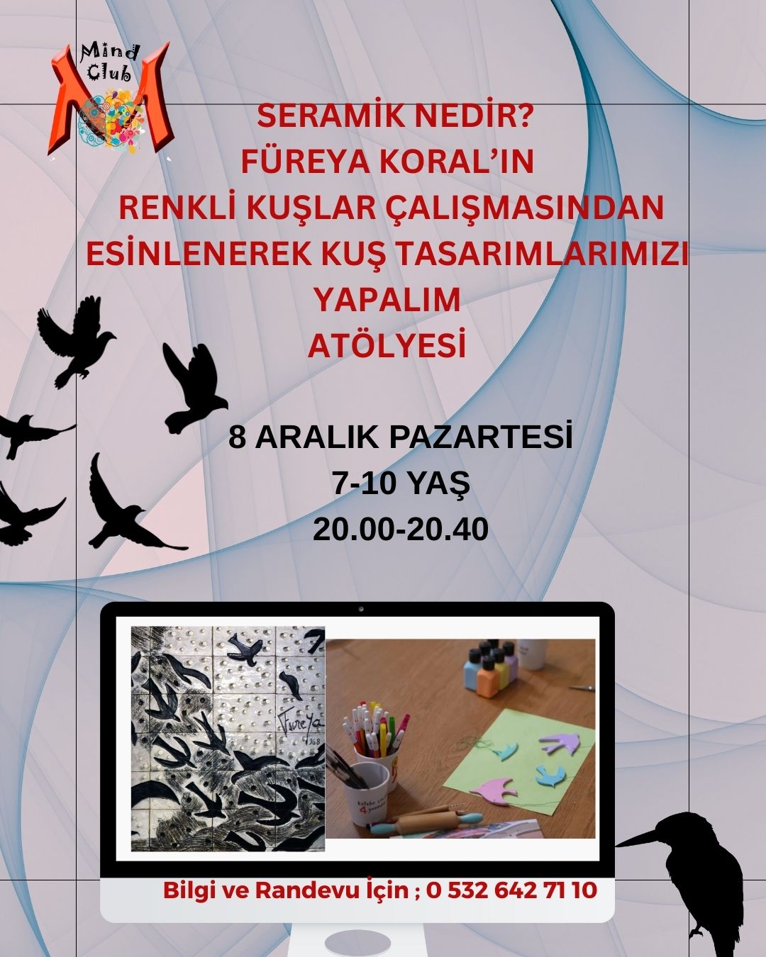 Füreya Koral- Seramik Nedir Kuşlar Çalışmasından Esinlenerek Kuş Tasarımlarımızı Yapıyoruz