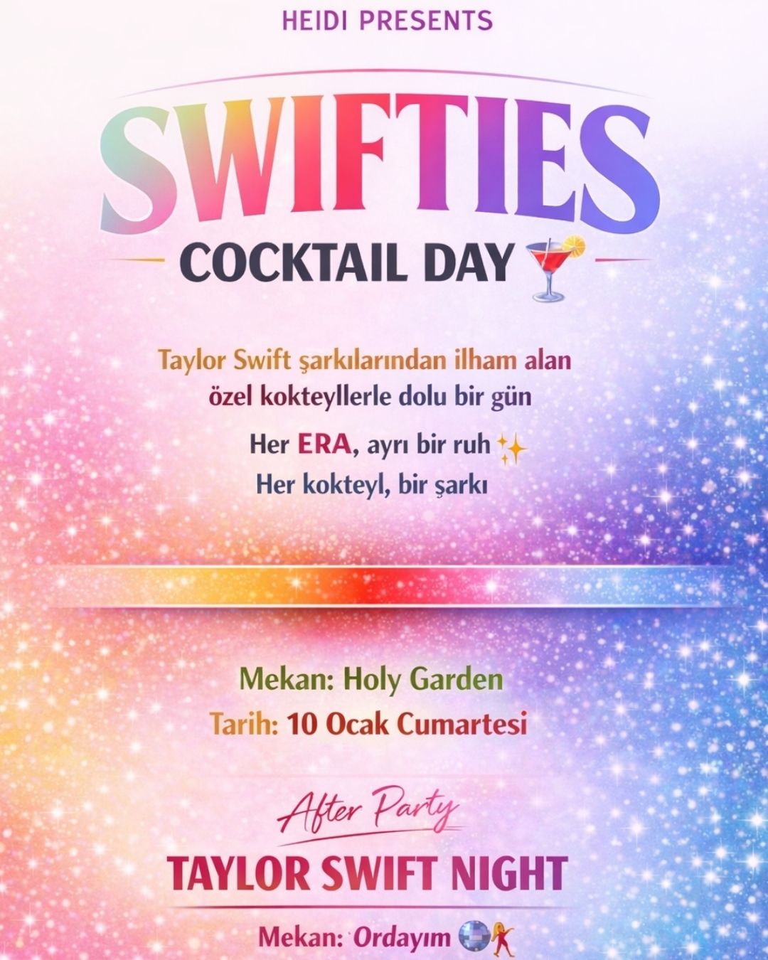SWIFTIES COCKTAIL DAY