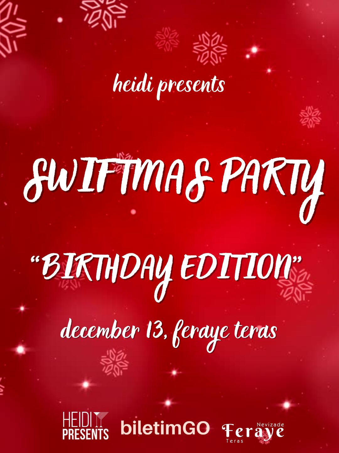 SWIFTMAS PARTY "BIRTHDAY EDITION"