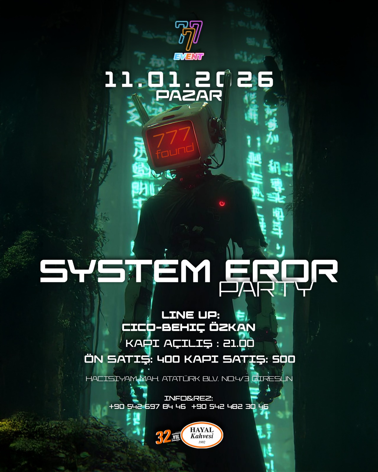 System Error 777 Found Party