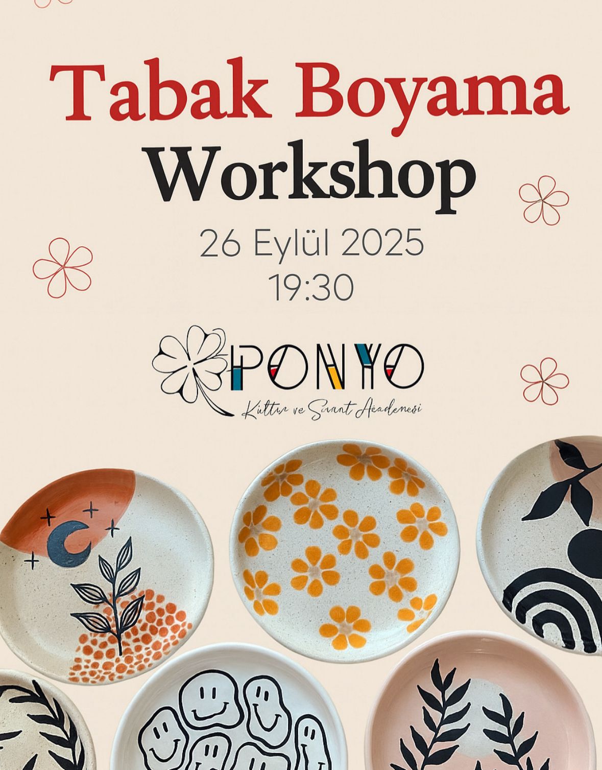 Tabak Boyama Workshop