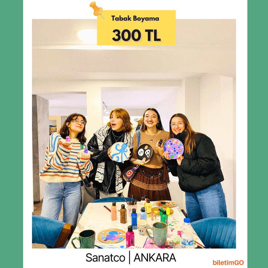 Tabak Boyama Workshop 20 Ekim Pazar Kızılay Cafe Petrikor