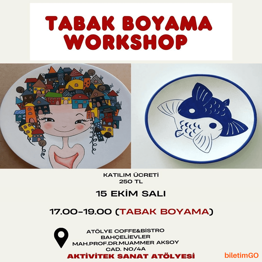 Tabak Boyama Workshop