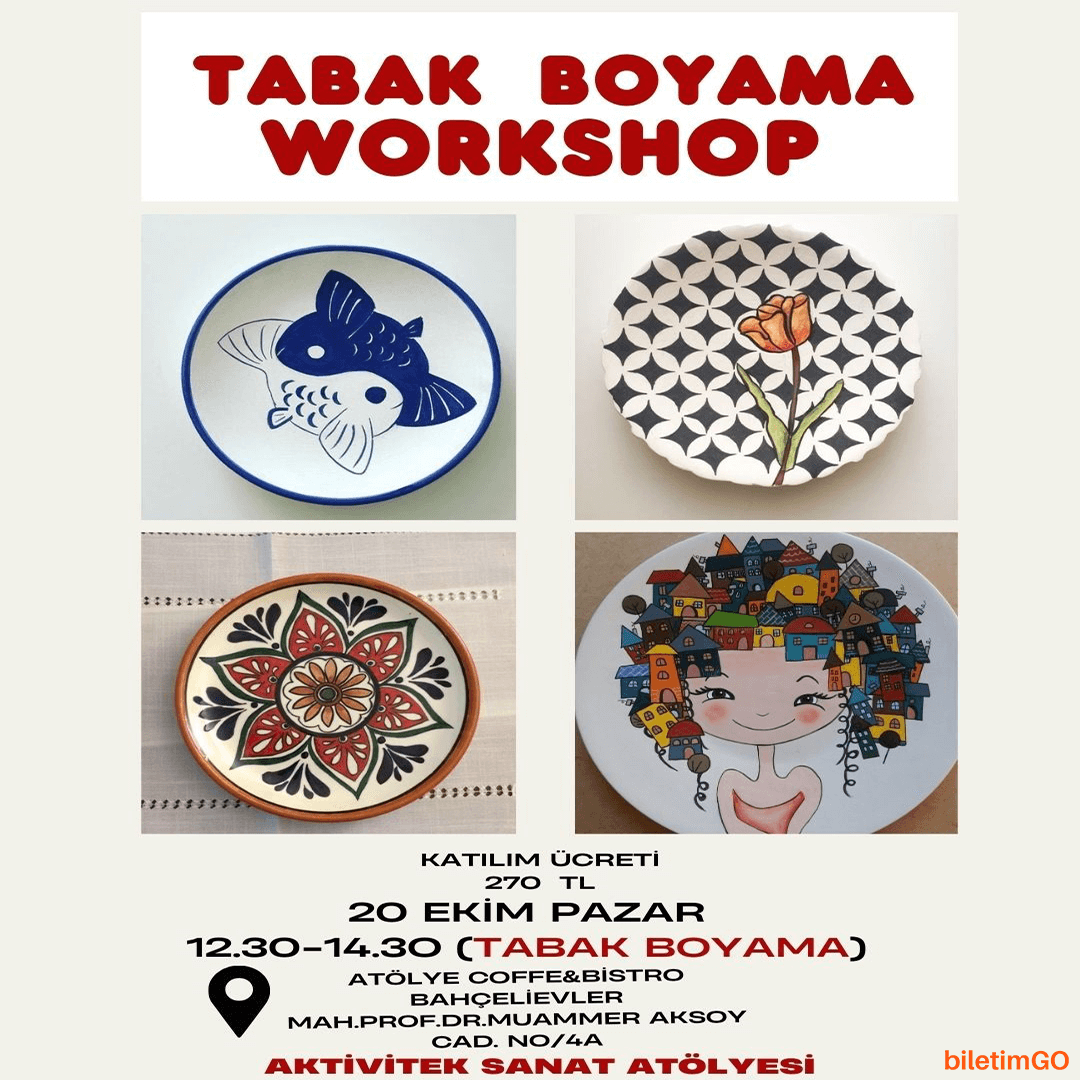 Tabak Boyama Workshop