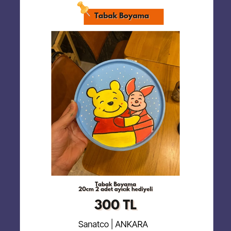 Tabak Boyama Workshop - Bahçelievler