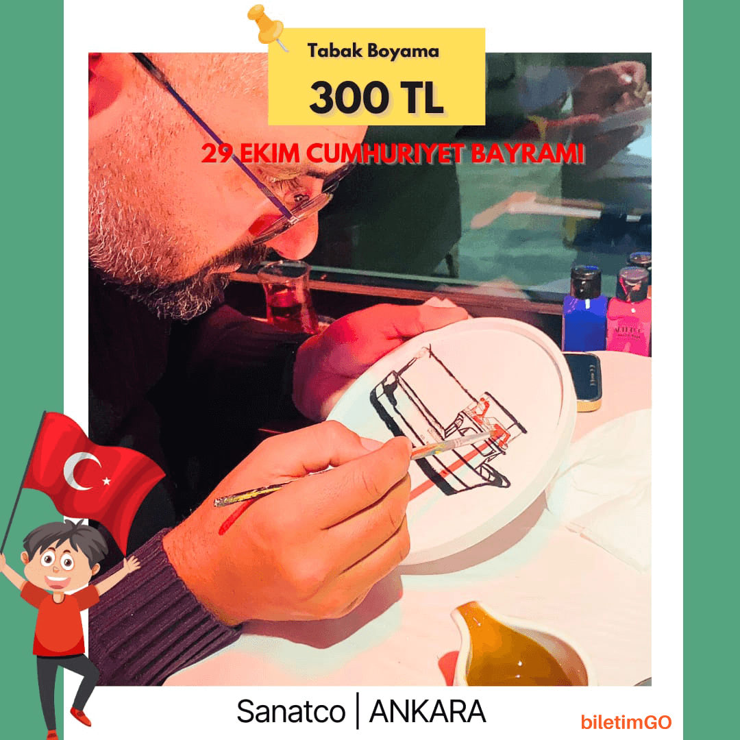 TABAK BOYAMA WORKSHOP KIZILAY 29 EKİM SALI