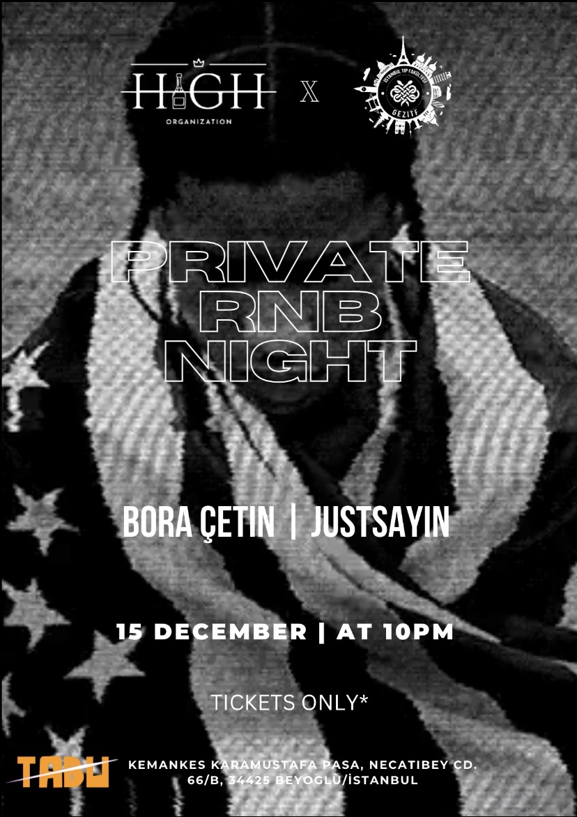 TABU PRIVATE RNB NIGHT - Welcome Party