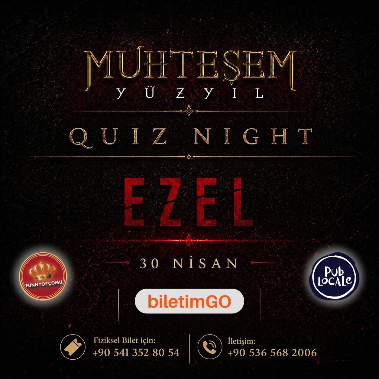 Taht mı, Sadakat mi? Muhteşem Yüzyıl & Ezel Quiz Night