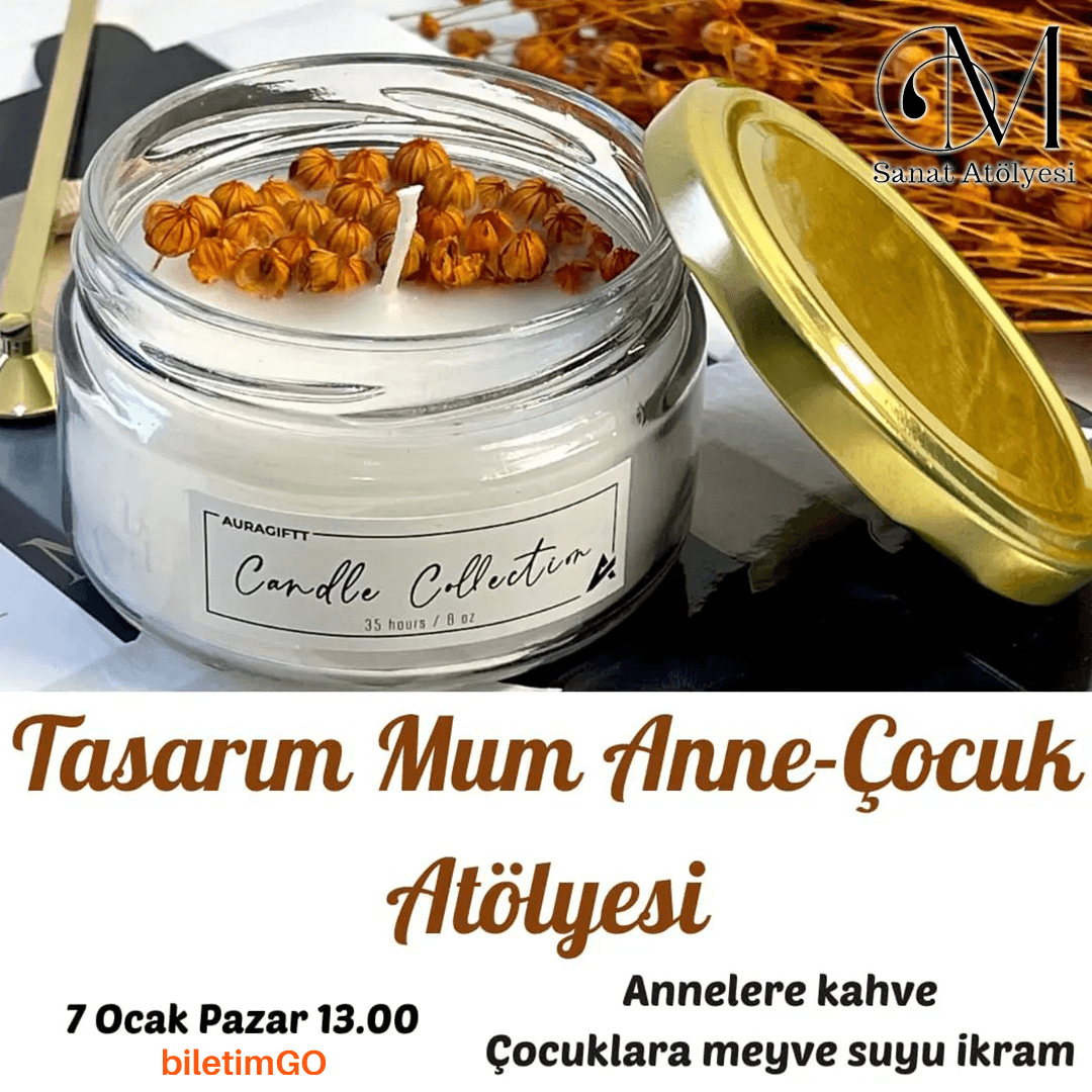 Tasarım Mum Anne-Çocuk Atölyesi