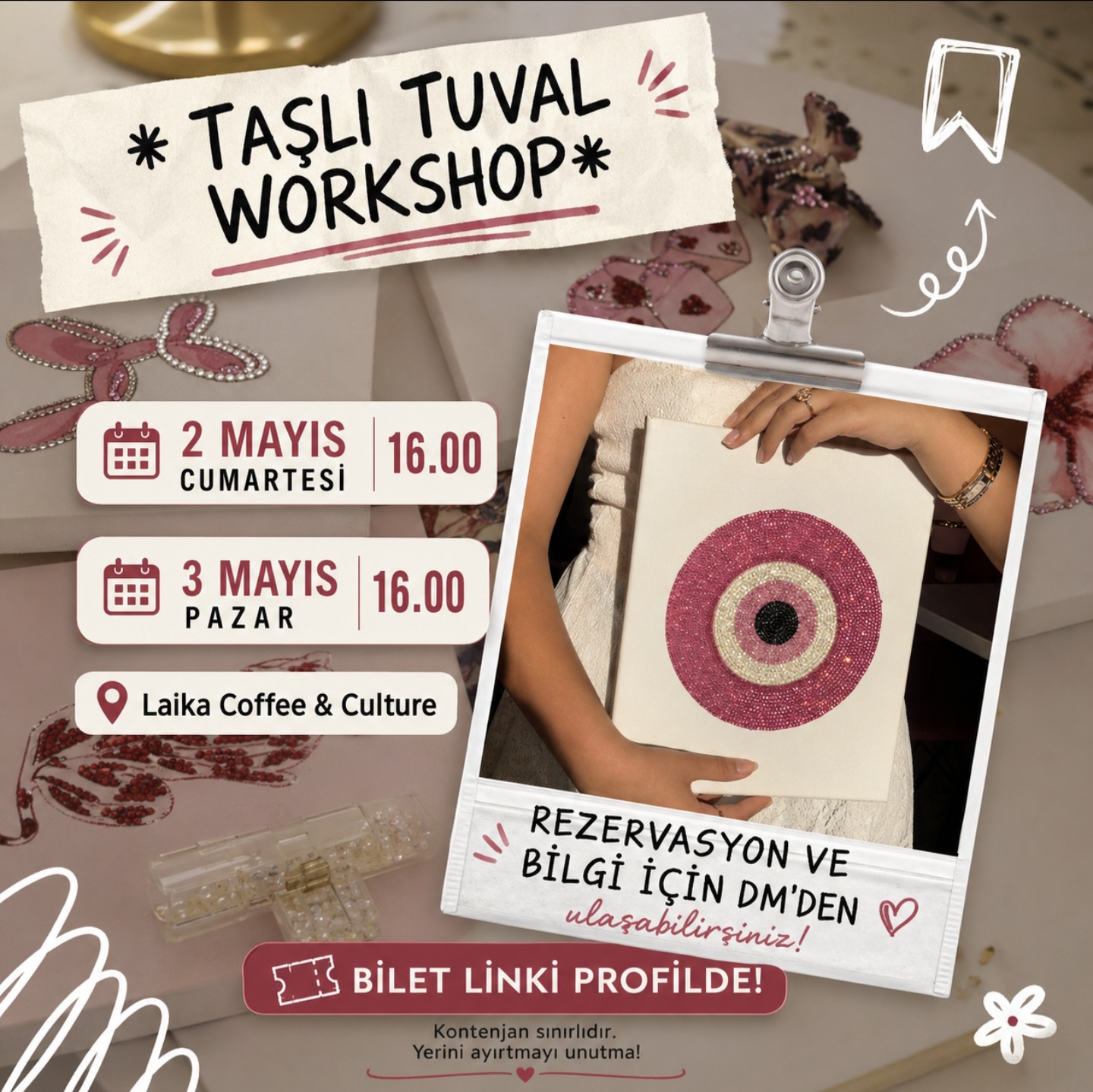 Taşlı Tuval Workshop
