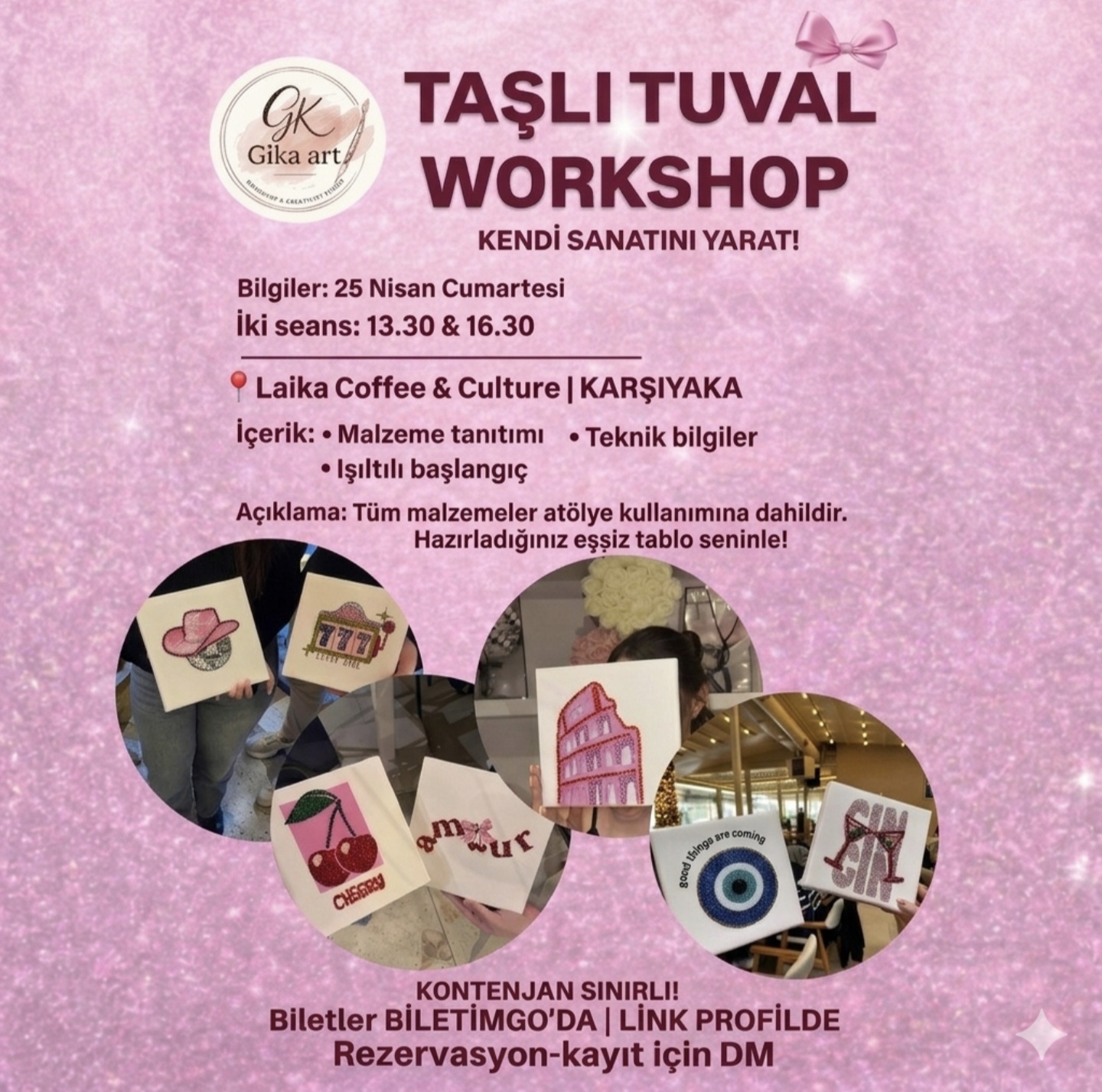Taşlı Tuval Workshop
