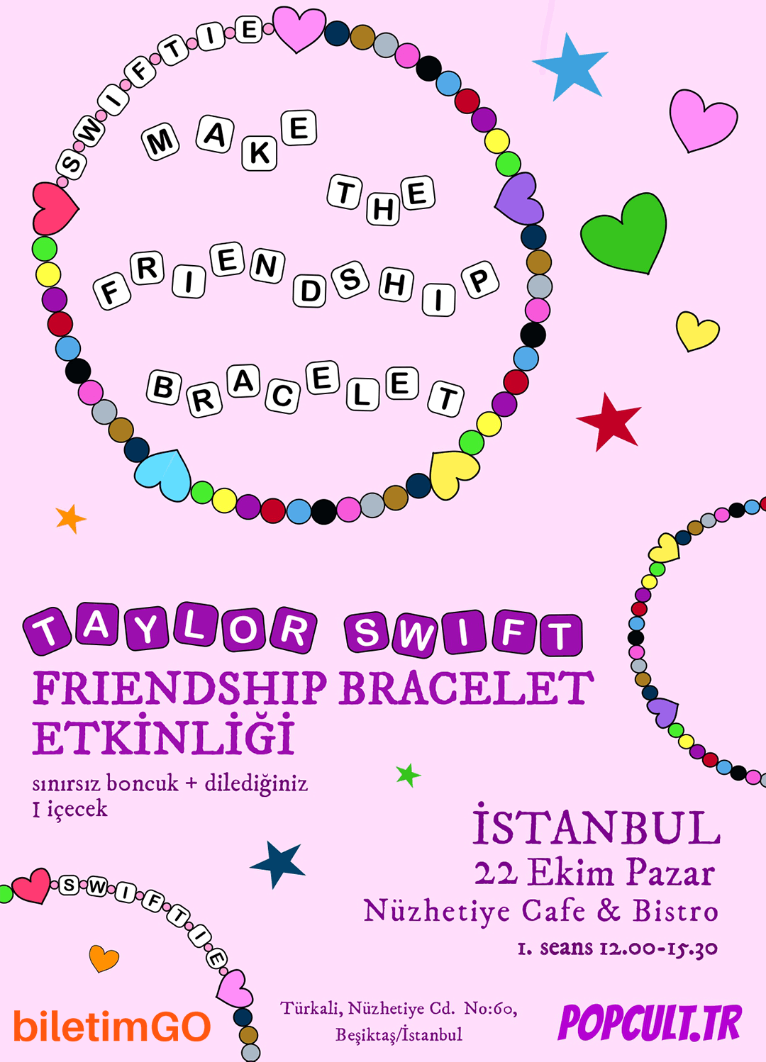 Taylor Swift Friendship Bracelet Etkinliği - İstanbul