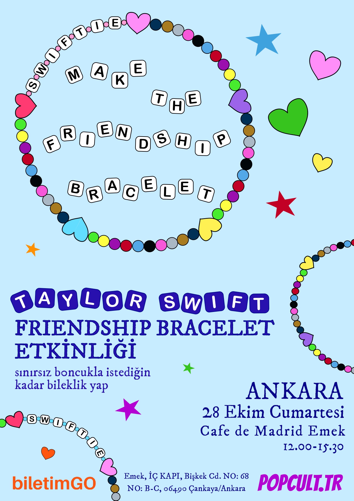 Taylor Swift Friendship Bracelet Etkinliği - Ankara