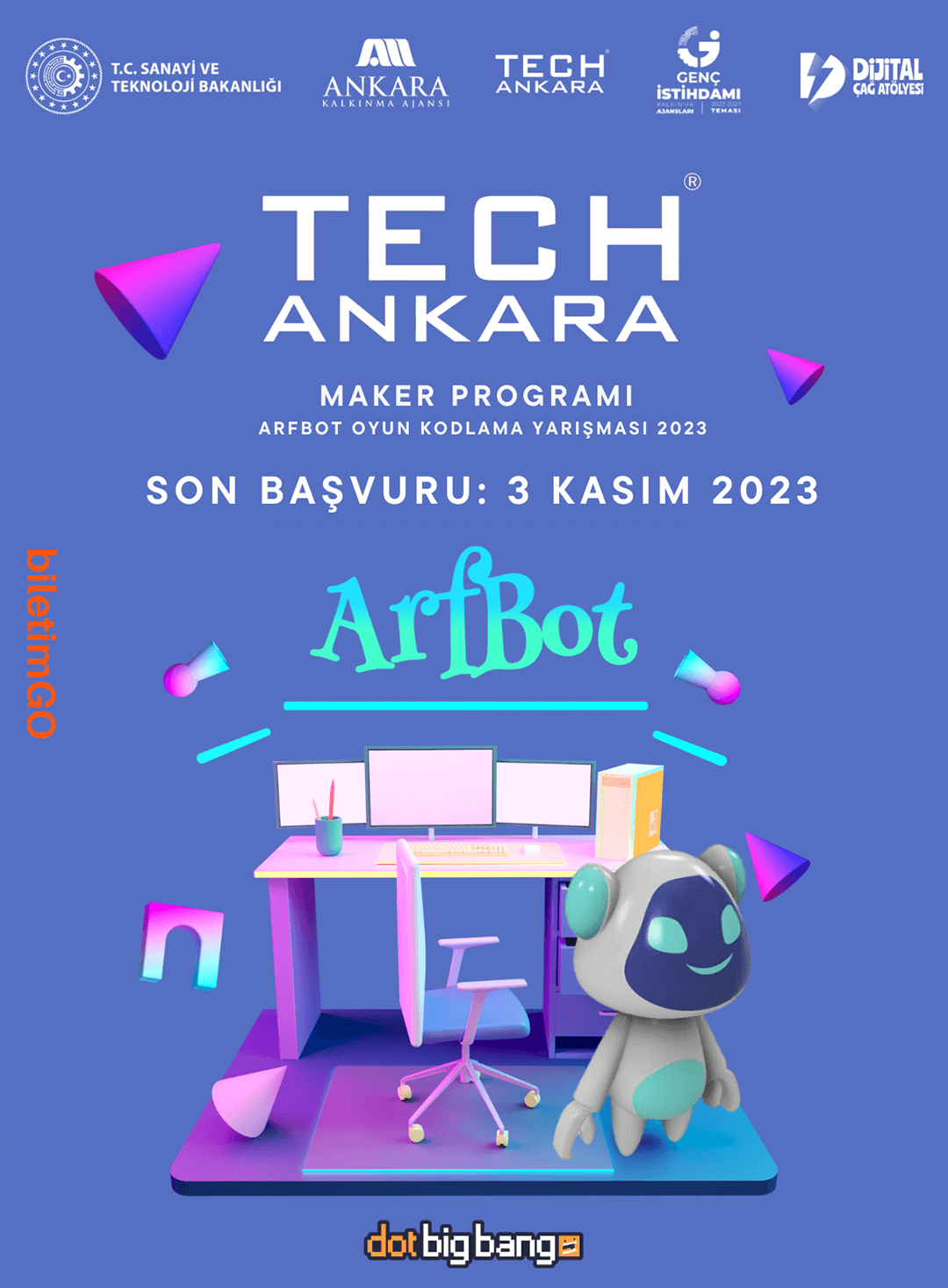 TechAnkara Maker Programı ArfBot Oyun Kodlama Yarışması 2023