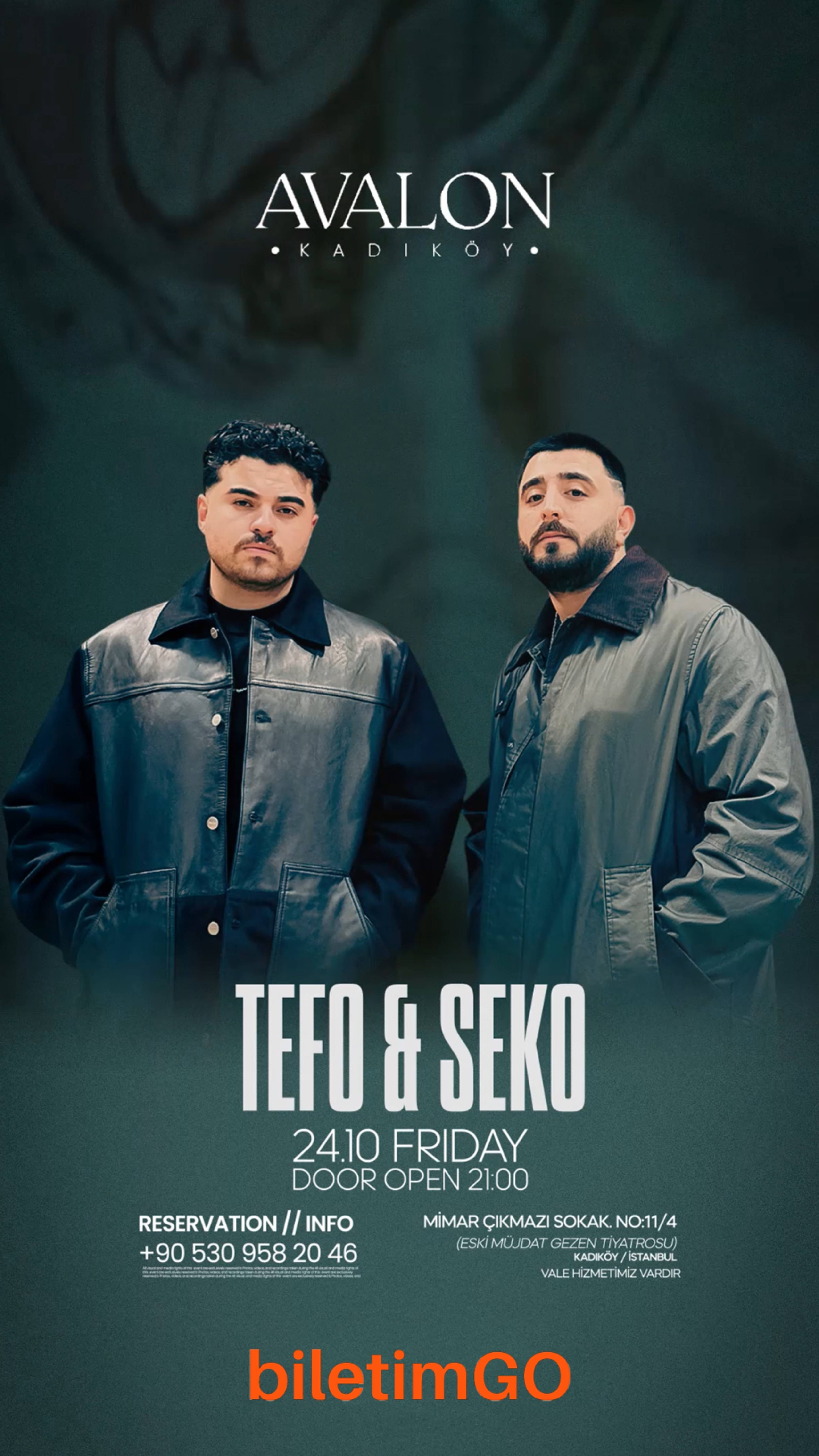 TEFO & SEKO AVALON KADIKÖY KONSERİ