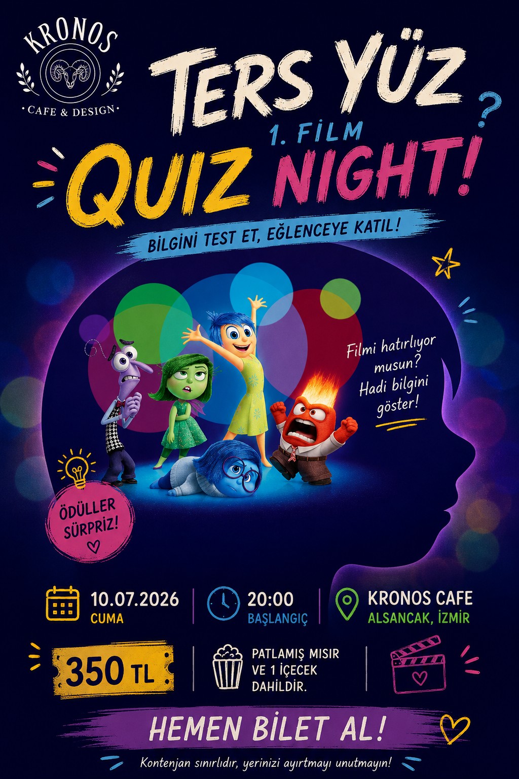 Ters Yüz 1 Quiz Night