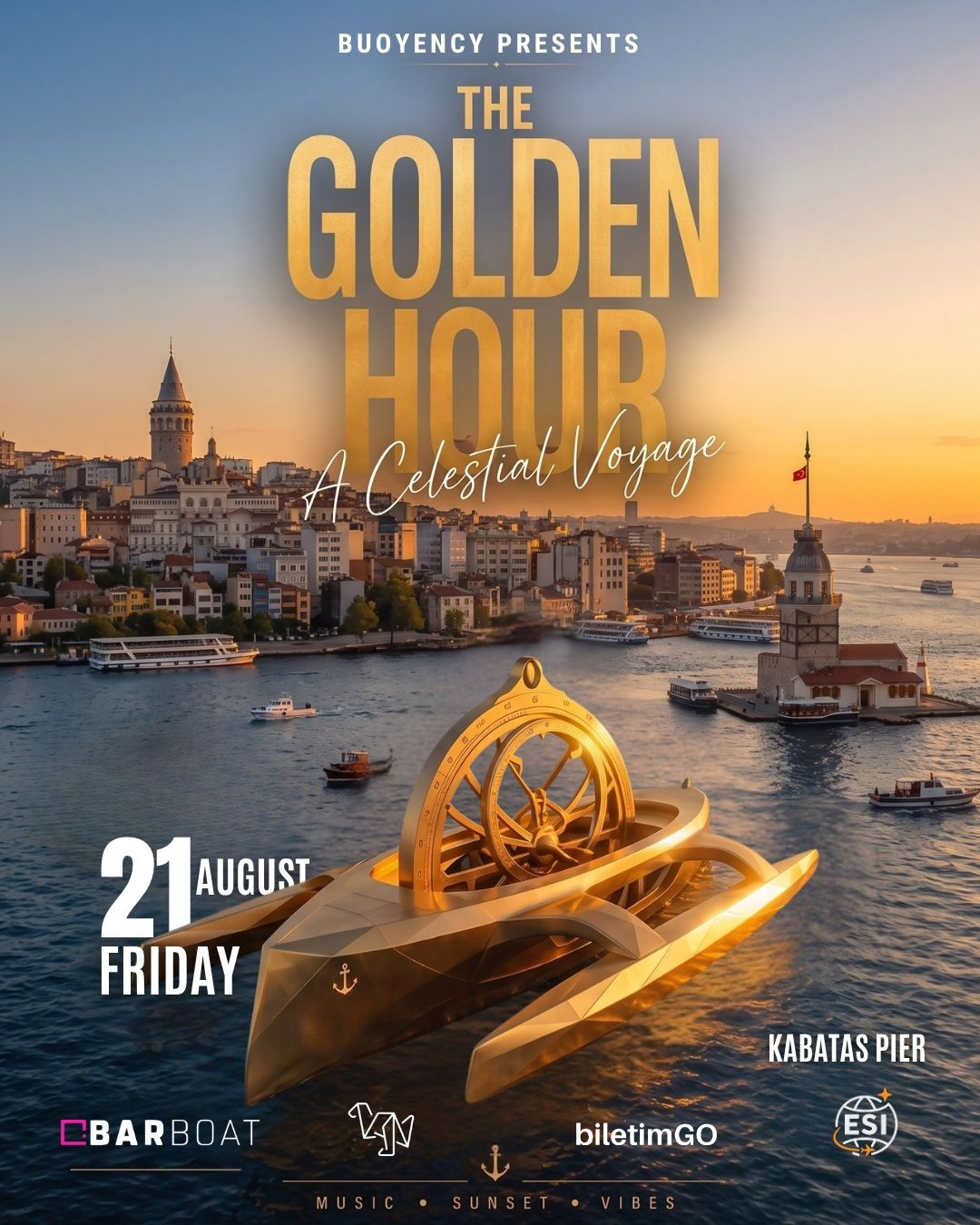 The Golden Hour Boat Party