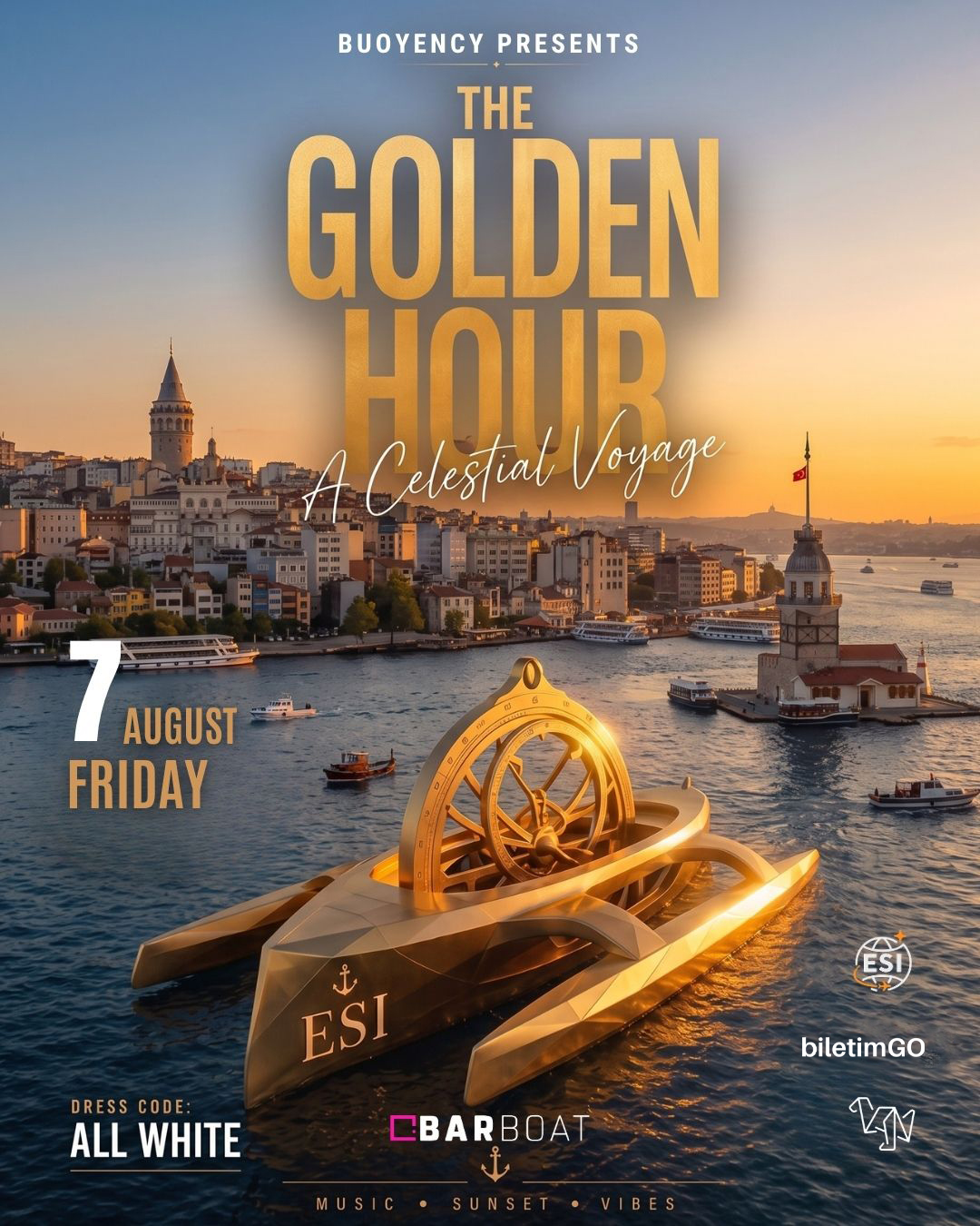 The Golden Hour Boat Party