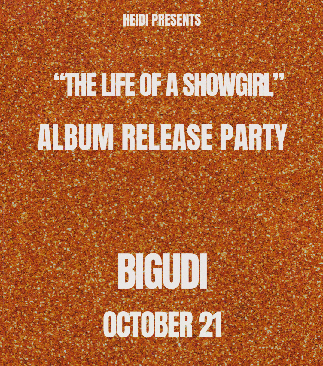 The Life of a Showgirl Album Release Party