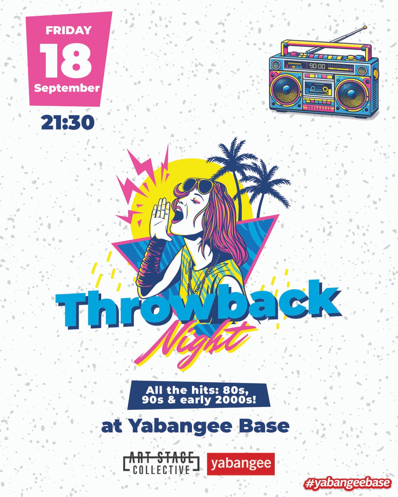 Throwback Night: Hits from the 80s, 90s, and early 2000s!