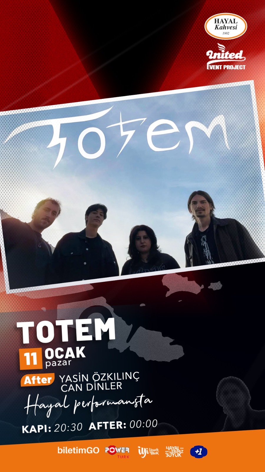 Totem Hayal Kahvesi Çanakkale Konseri