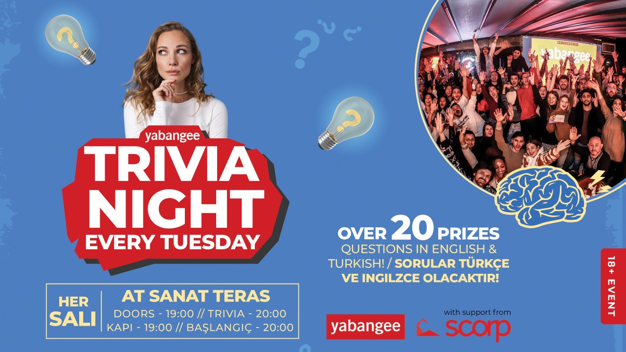 Trivia Night #213: Questions in English & Turkish