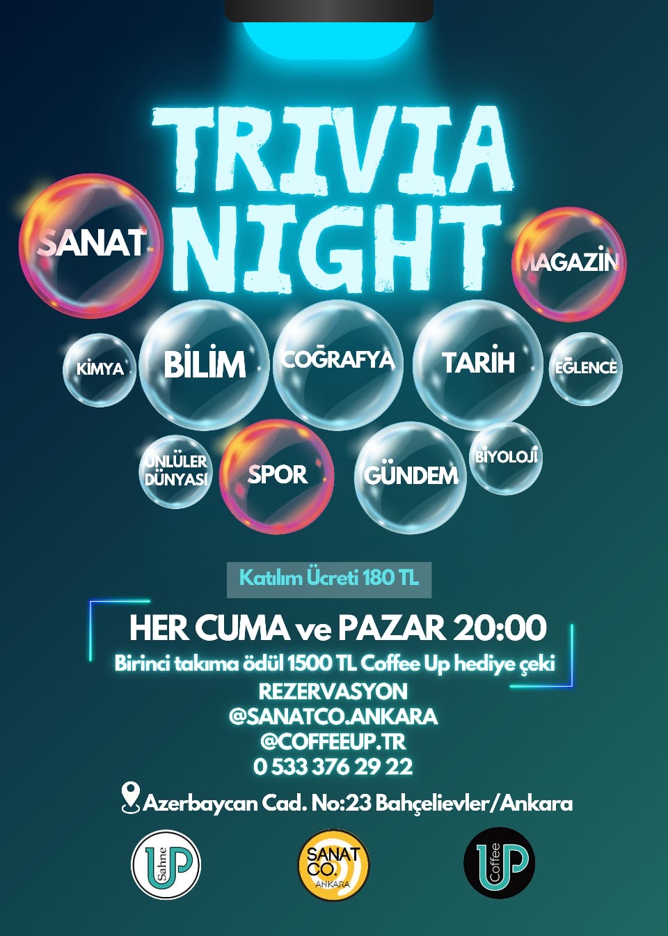 TRIVIA NIGHT YARIŞMASI CUMA