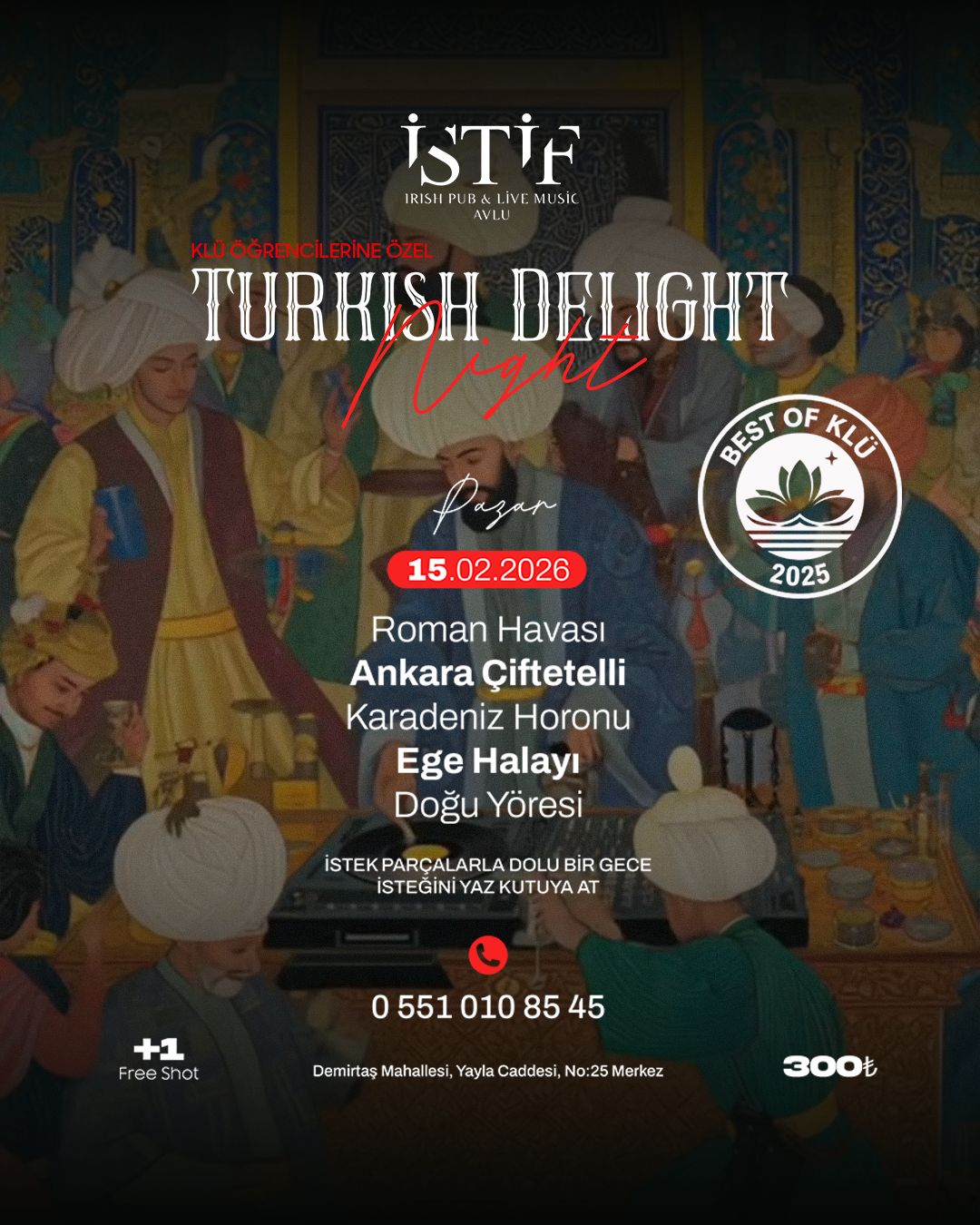 TURKISH DELIGHT NIGHT