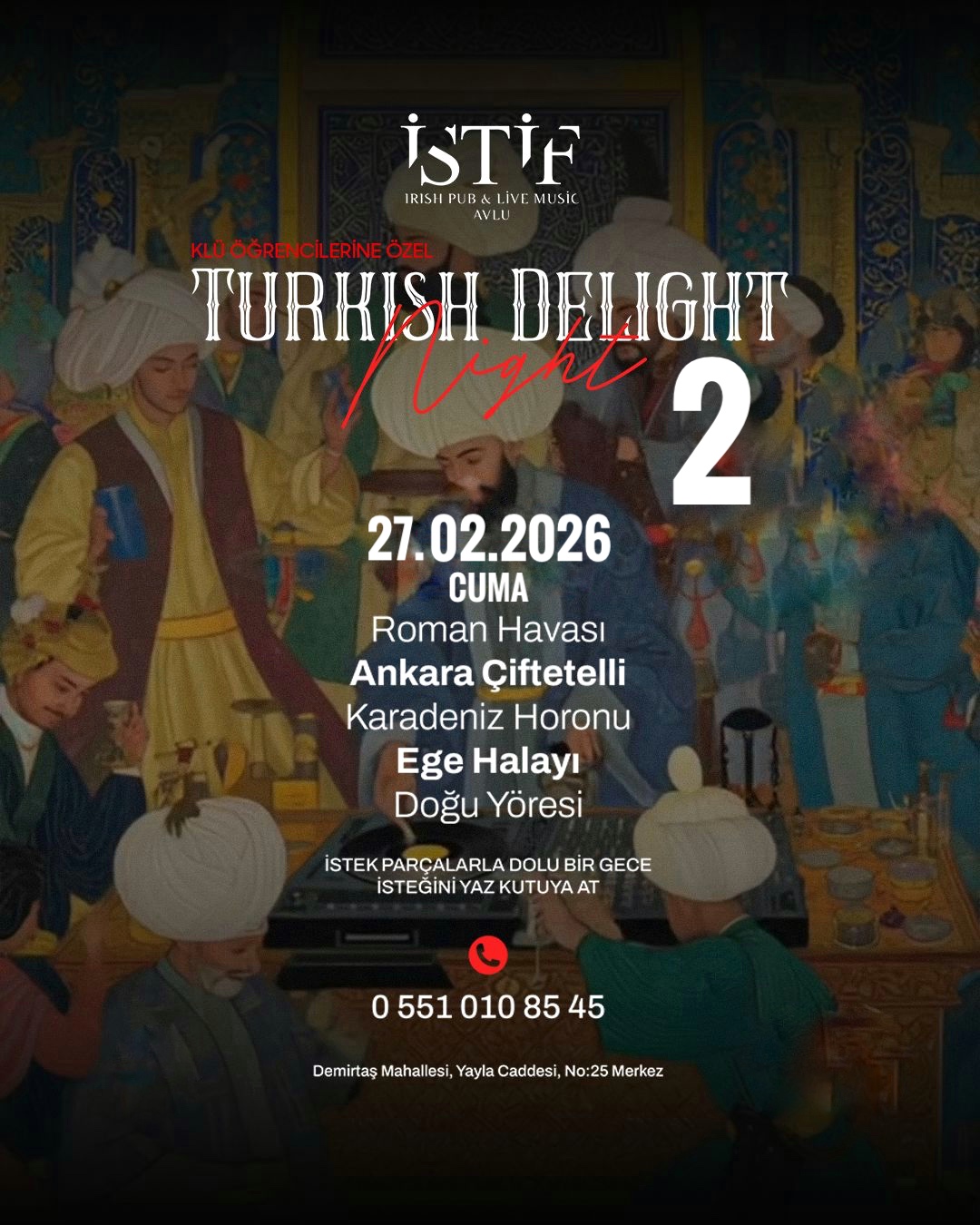 TURKISH DELIGHT NIGHT
