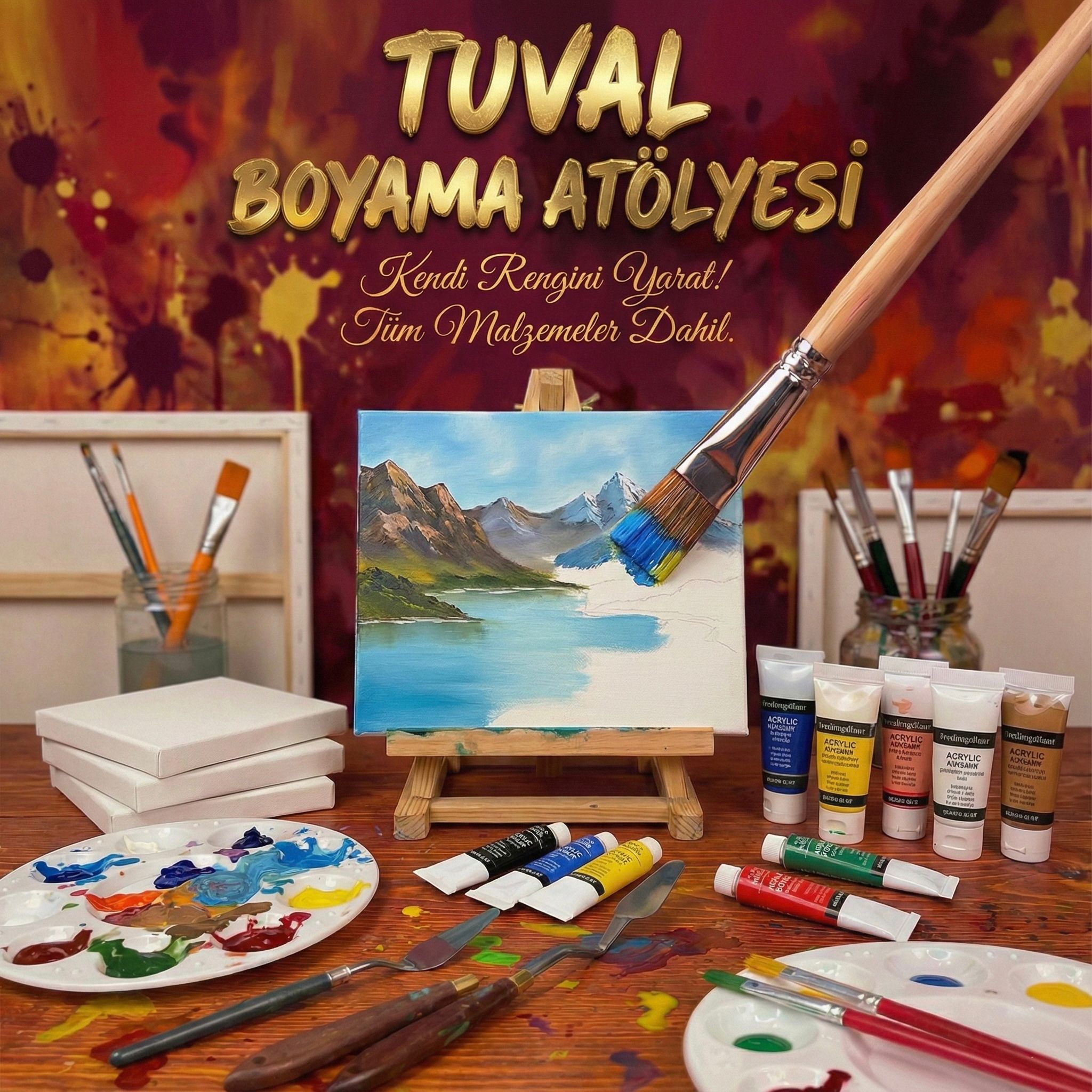 Tuval Boyama WorkshopGo!