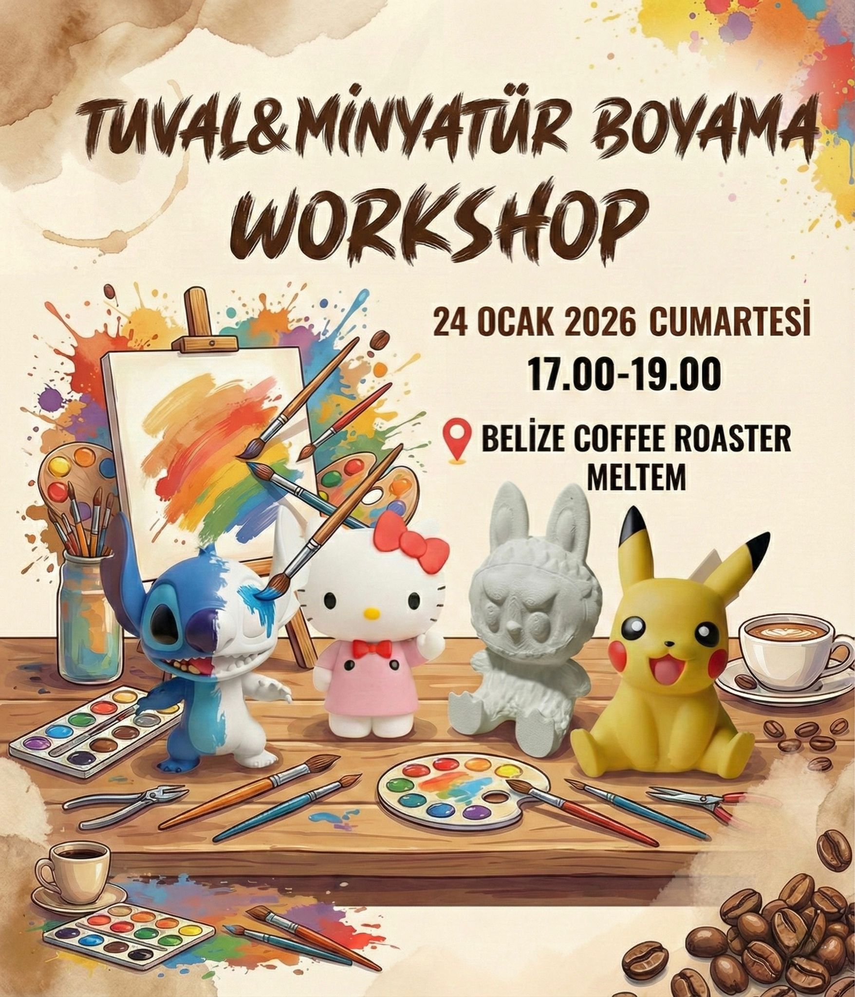 TUVAL & MİNYATÜR BOYAMA WORKSHOP