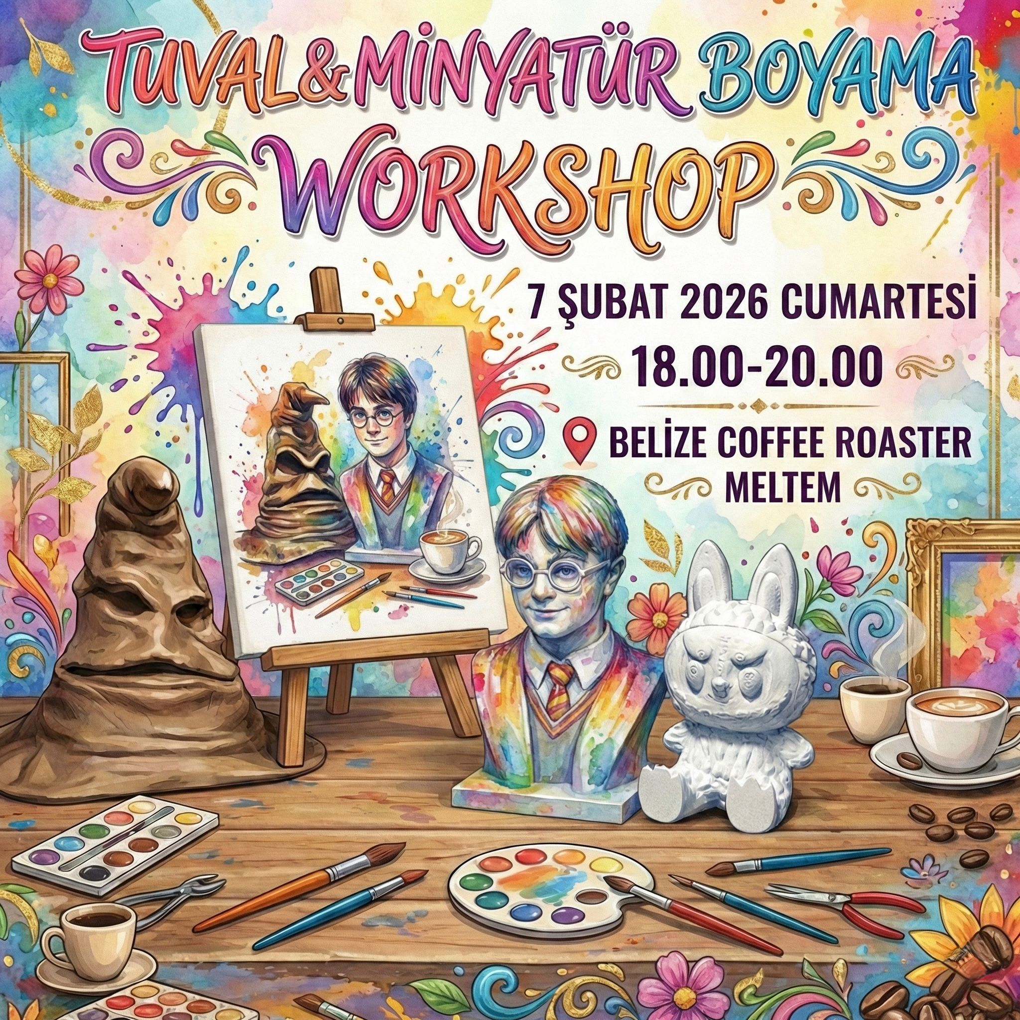 TUVAL & MİNYATÜR BOYAMA WORKSHOP