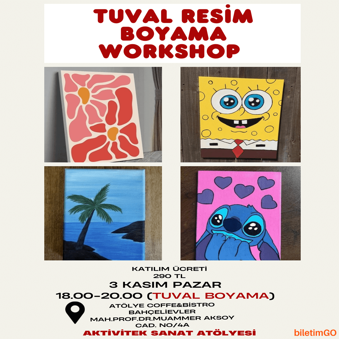Tuval Resim Boyama Workshop