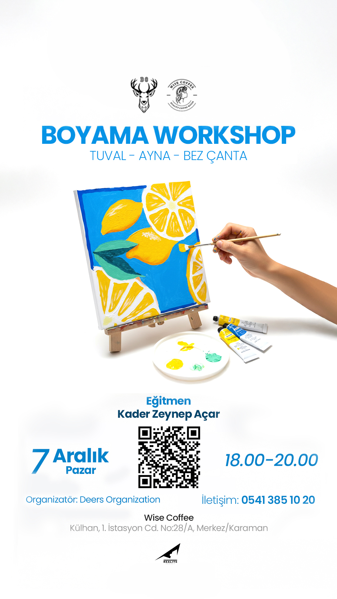 TUVAL-AYNA-BEZ ÇANTA BOYAMA WORKSHOP