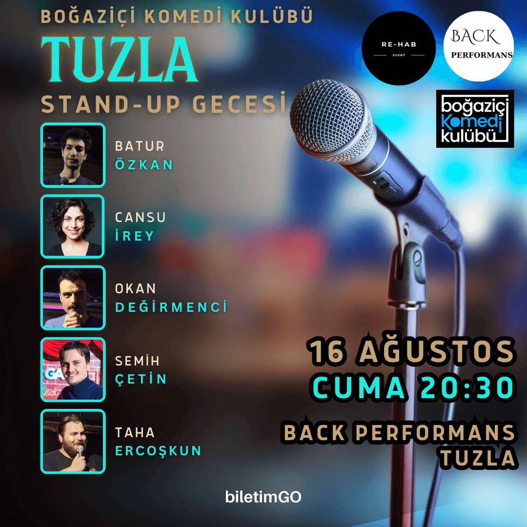 Tuzla Stand-up Gecesi - Boğaziçi Komedi Kulübü