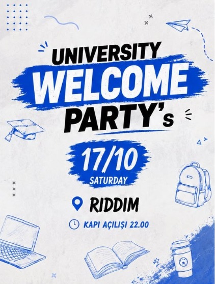 UNIVERSITY WELCOME PARTY - RIDDIM