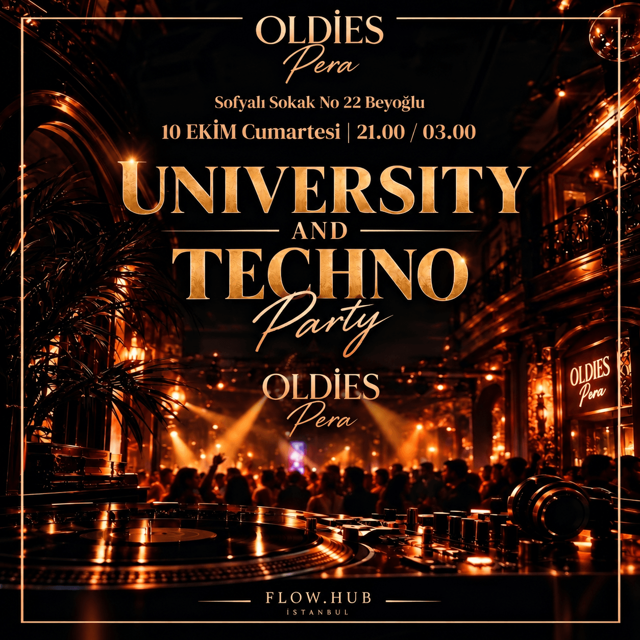 University and Techno Party