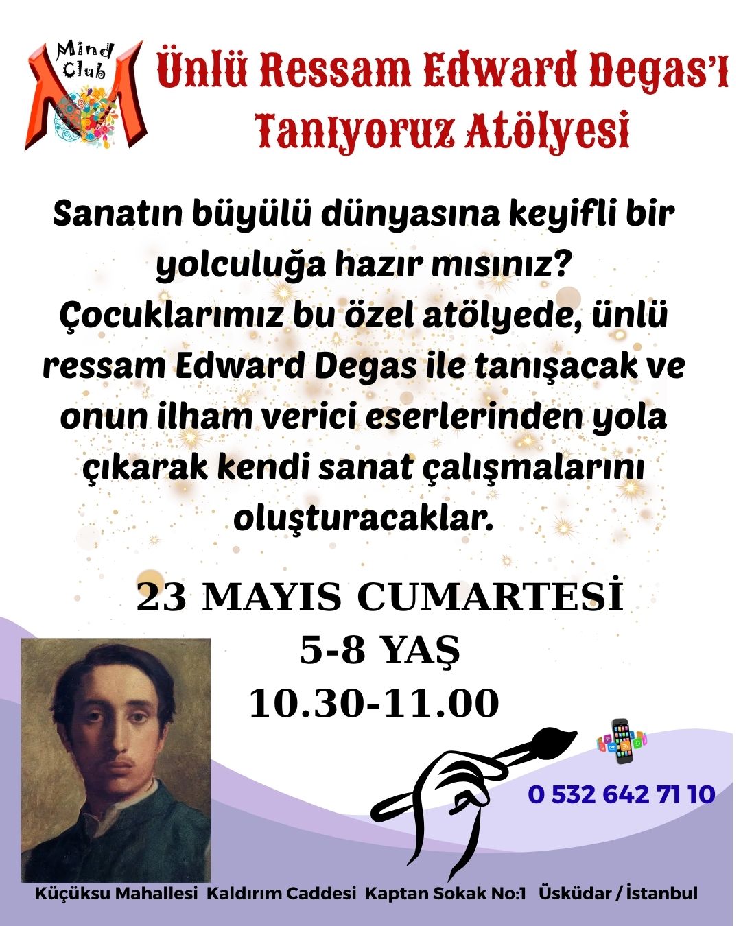 Ünlü Ressam Edward Degas'ı Tanıyalım Atölyesi