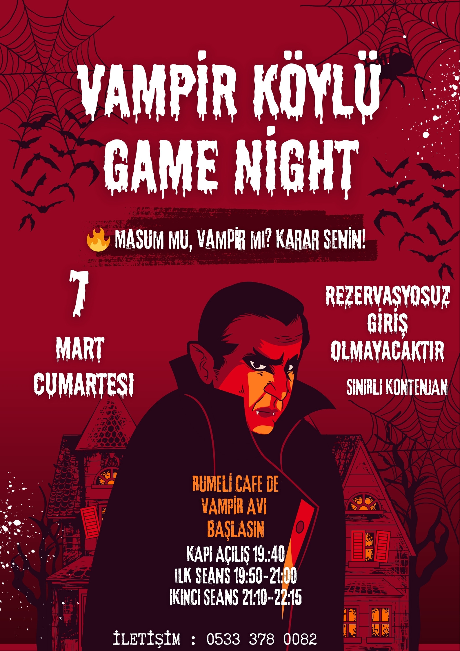 Vampir Köylü Game Night