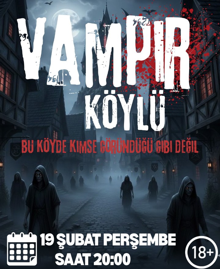 Vampir köylü oyun gecesi