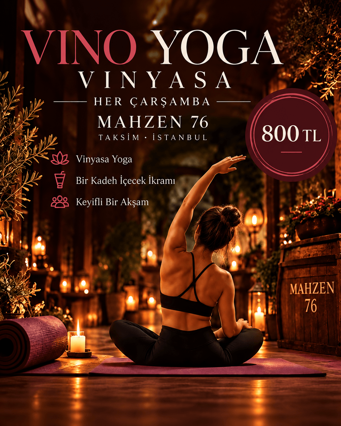 VINO YOGA VINYASA – RHYTHM & DRINK