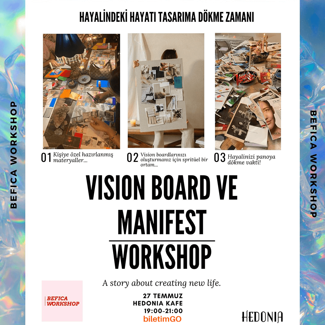 VISION BOARD VE MANIFEST ETKİNLİĞİ