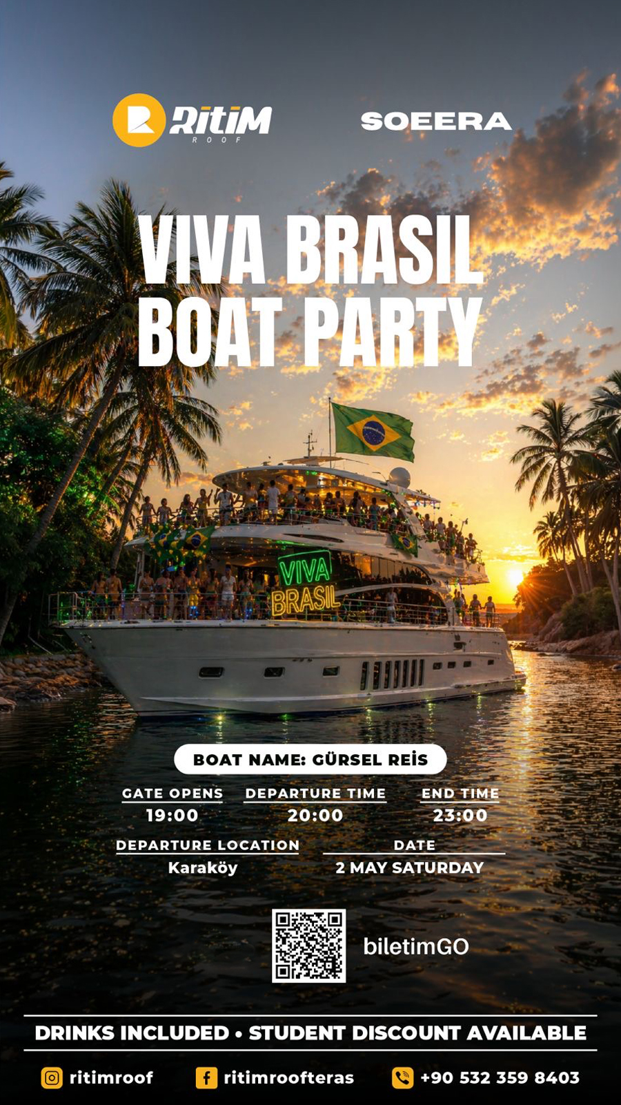 VIVA BRASIL BOAT PARTY