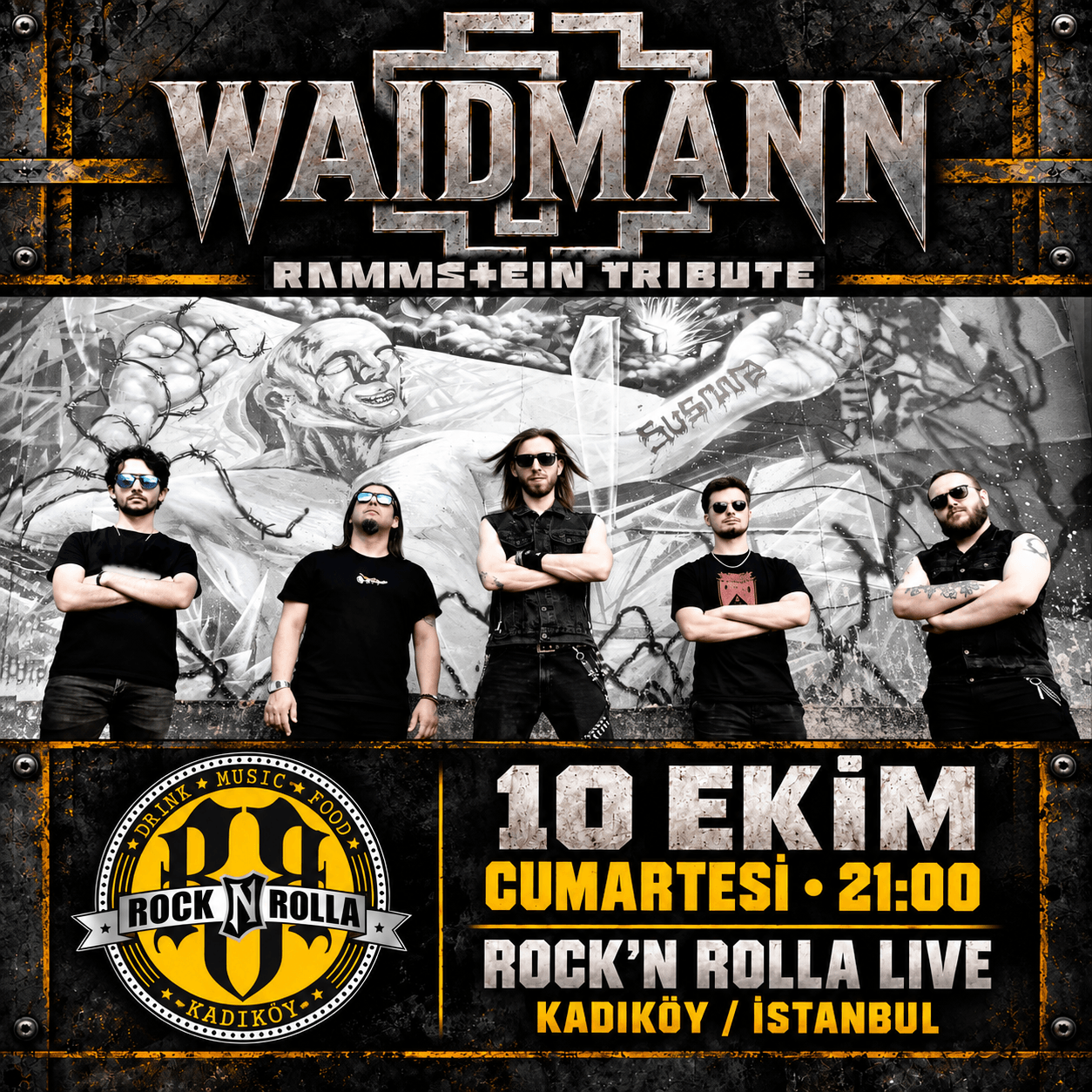 Waidmann @ Rocknrolla Kadıköy Live 10.10.2026